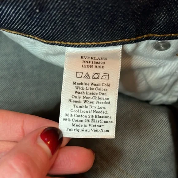 NWT Everlane High Rise Skinny size 26 ankle - Picture 11 of 12